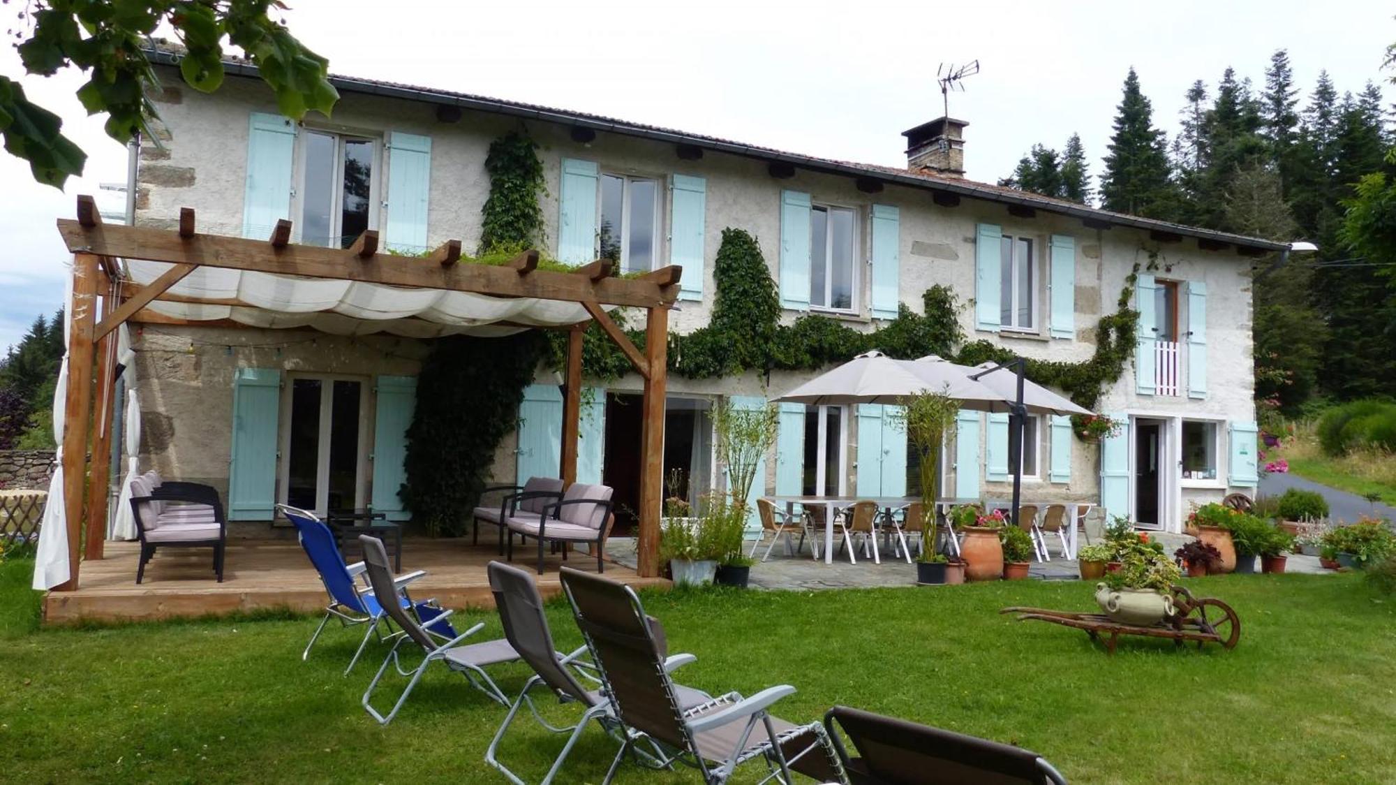 La Ferme Du Garnasson Hotel Doranges ภายนอก รูปภาพ